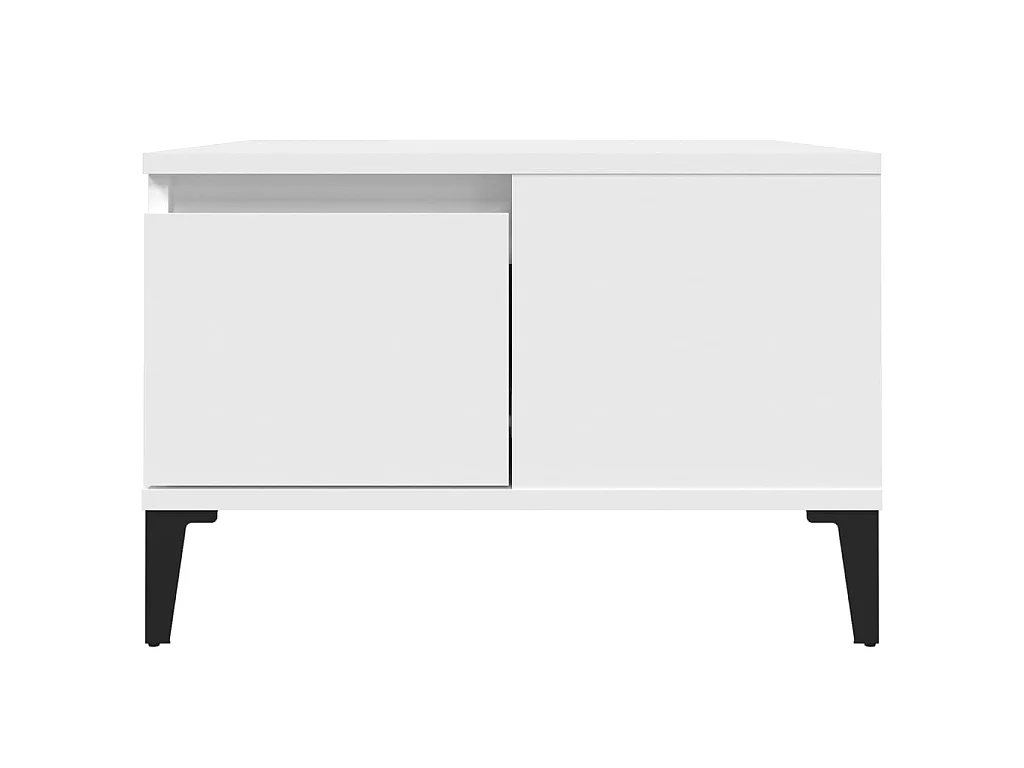 Gold Salontafel wit 55x55x36,5 cm samengesteld hout