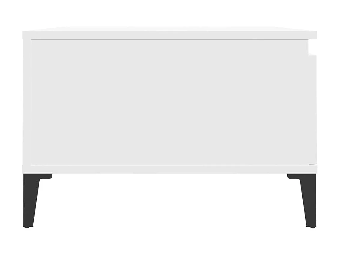 Gold Salontafel wit 55x55x36,5 cm samengesteld hout