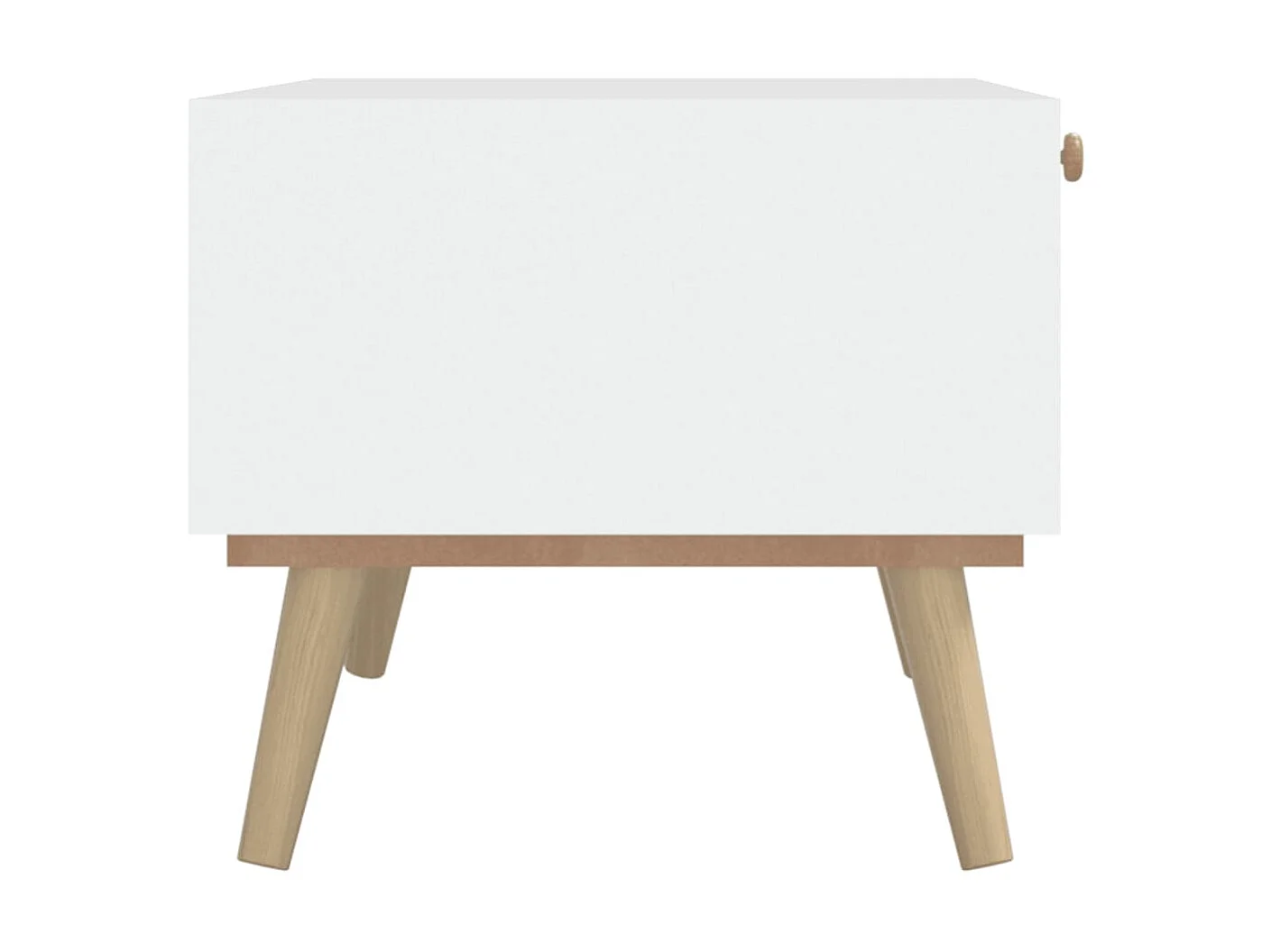 Table basse avec tiroirs 80x40x35,5 cm bois d'ingénierie