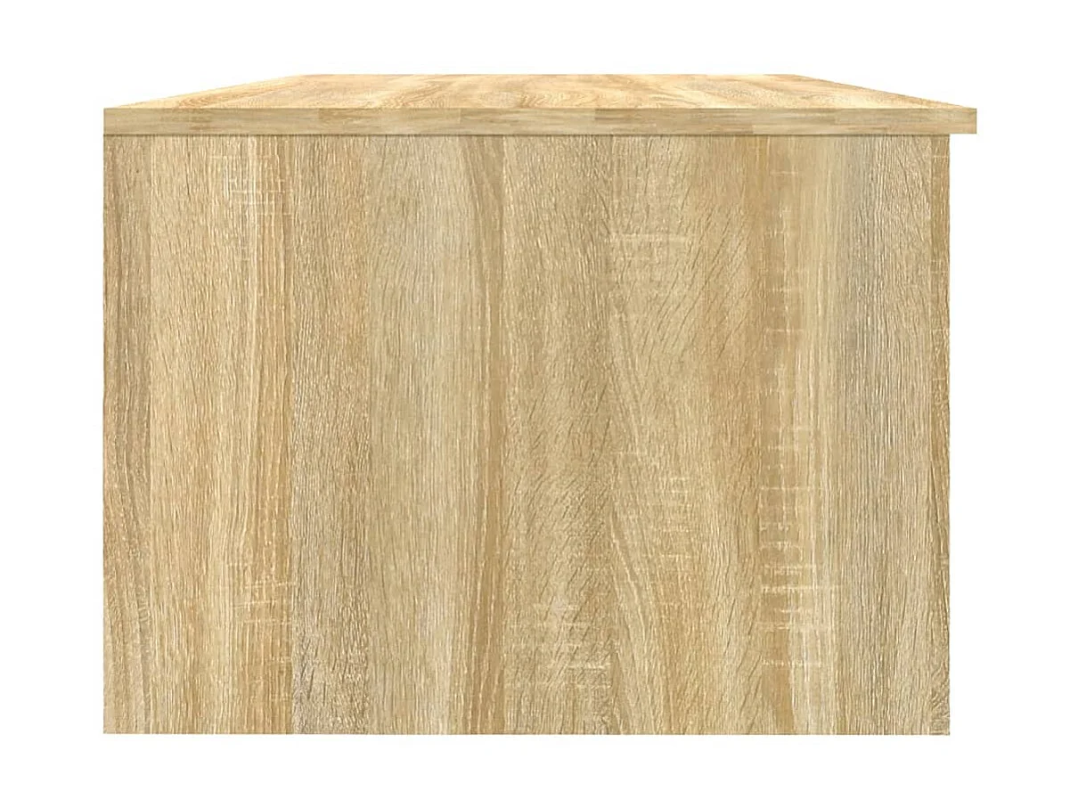 Mesa de centro roble Sonoma Gold 102x50x36 cm madera contrachapada