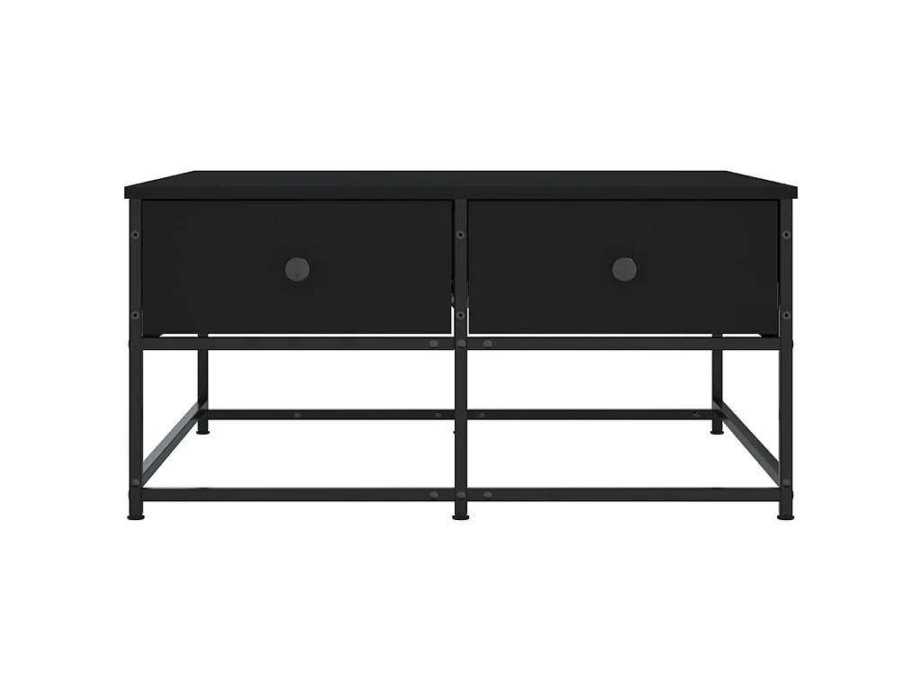 Gold Salontafel zwart 80x80x40 cm samengesteld hout