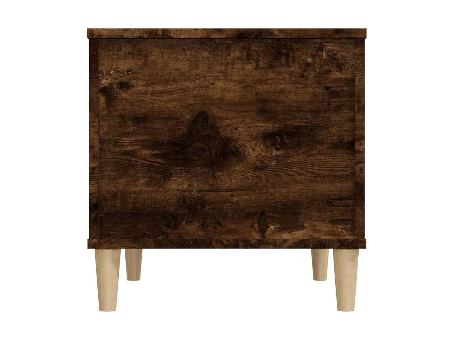 Mesa de centro dourada Carvalho fumado 60x44,5x45 cm Madeira de engenharia