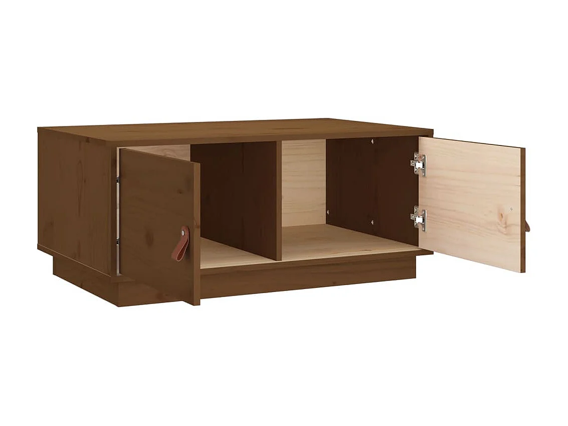 Gold Salontafel Honingbruin 80x50x35 cm Massief grenenhout