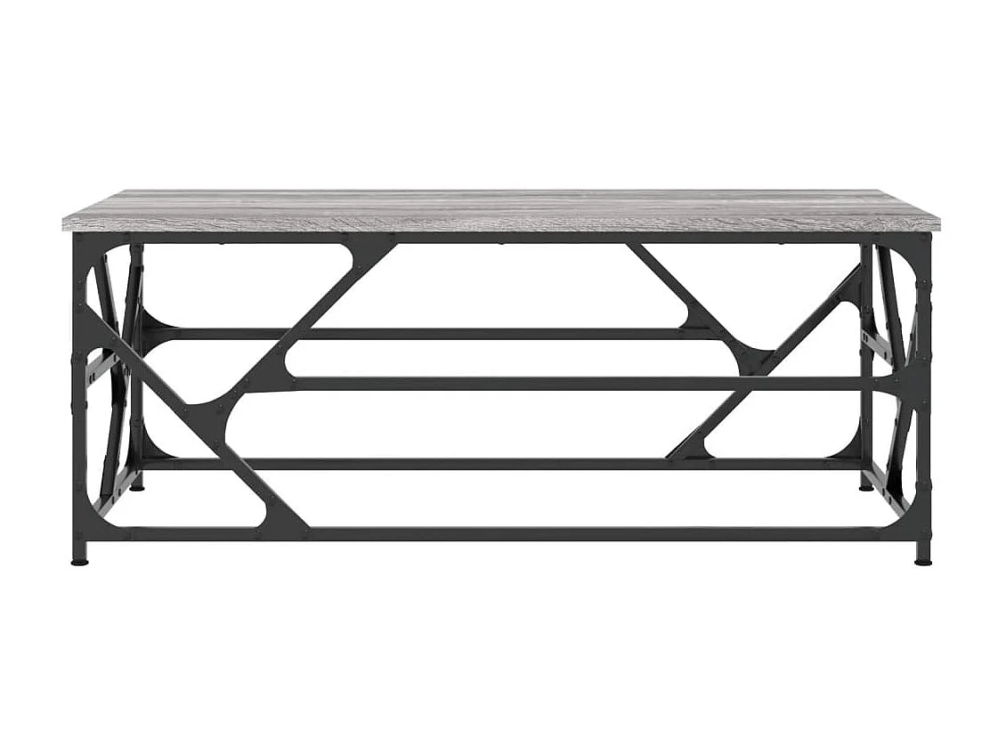 Tavolino grigio Gold Sonoma 100x50x40 cm MDF