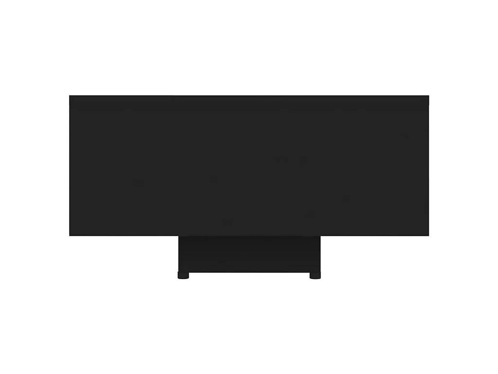 Tavolino Gold Nero 85x55x31 cm Truciolato