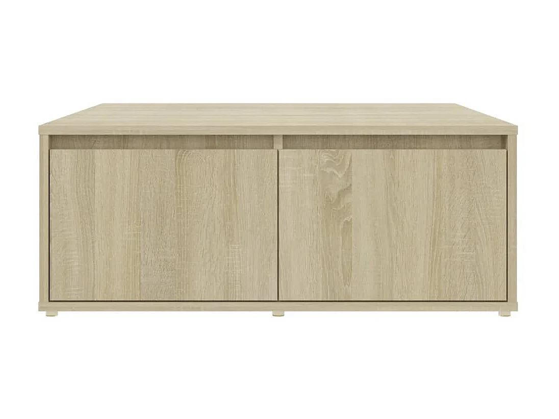 Table basse Chêne sonoma 80x80x31 cm Aggloméré