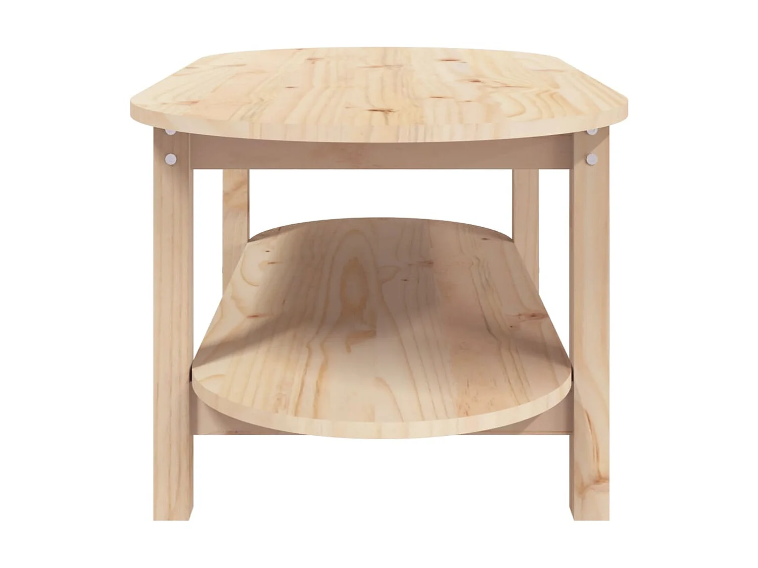 Goud Salontafel 110x55x45 cm Massief grenenhout