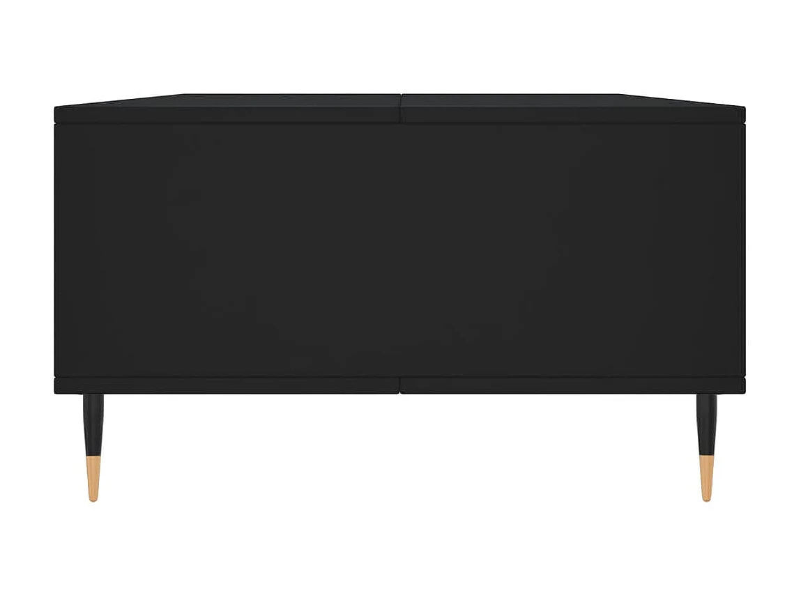 Table basse noir 104x60x35 cm bois d'ingénierie