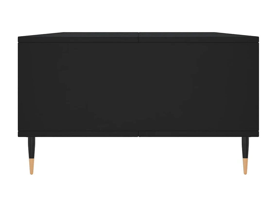 Table basse noir 104x60x35 cm bois d'ingénierie