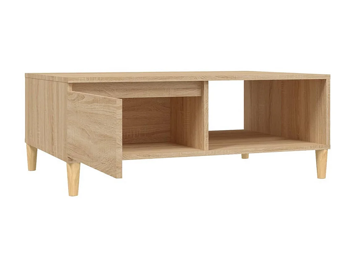 Table basse Chêne sonoma 90x60x35 cm Aggloméré