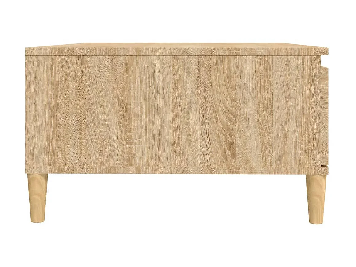 Table basse Chêne sonoma 90x60x35 cm Aggloméré
