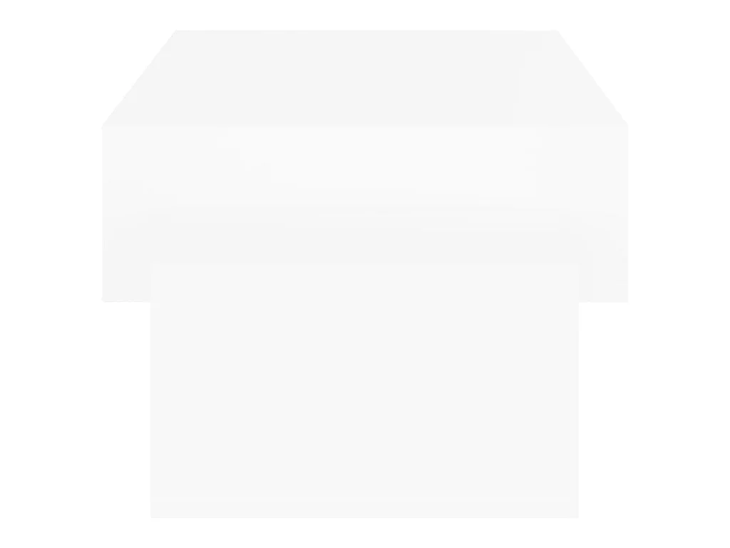 Tavolino Gold Bianco 105x55x32 cm Truciolare