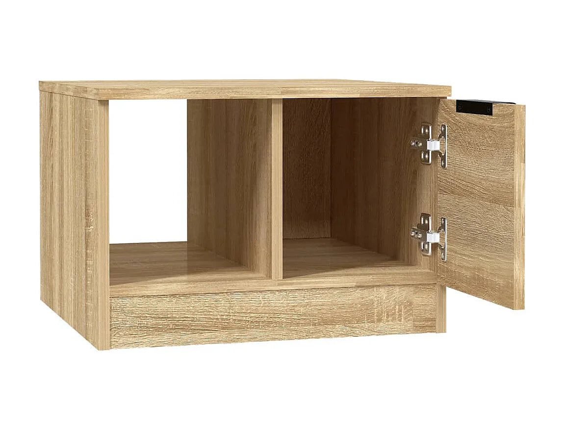 Tavolino Gold Rovere Sonoma 50x50x36 cm MDF