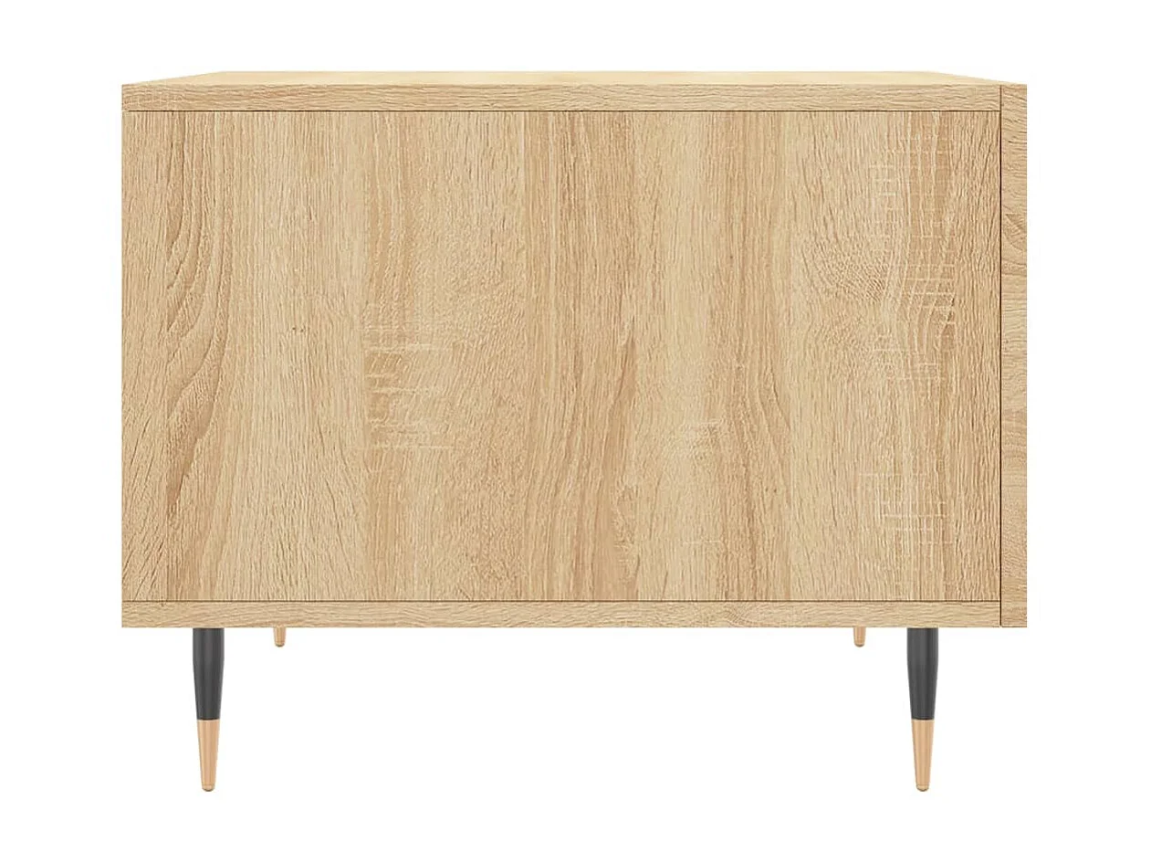 Tables basses 2 pcs chêne sonoma 50x50x40 cm bois d'ingénierie