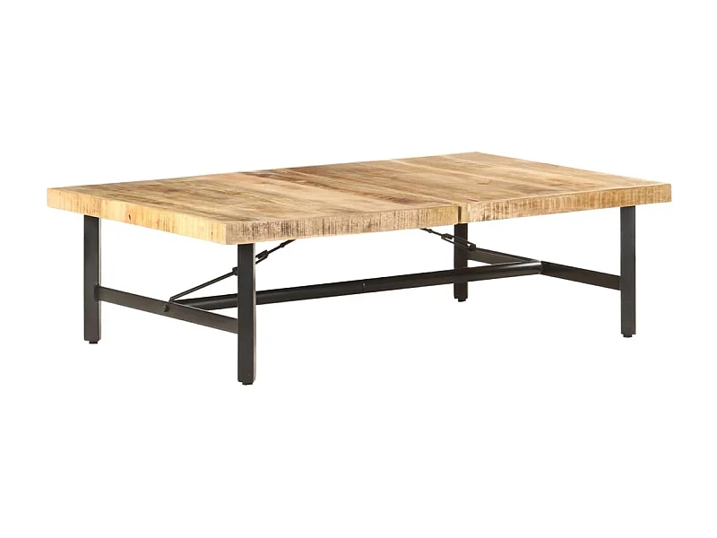 Table basse 142x90x42 cm Bois de manguier massif