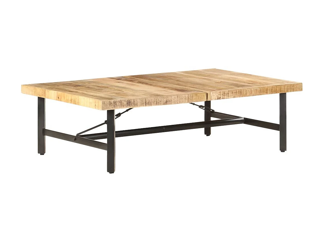 Table basse 142x90x42 cm Bois de manguier massif