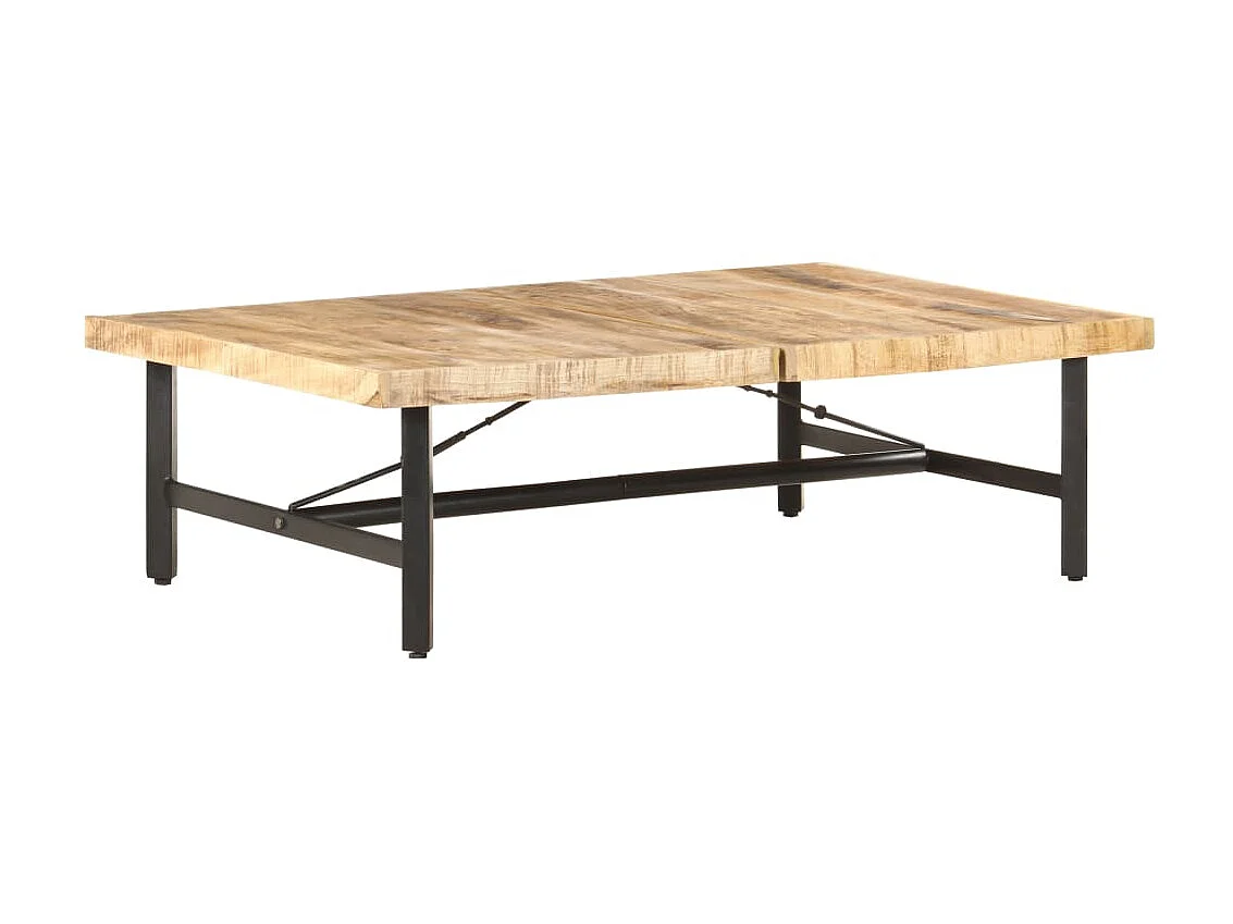 Table basse 142x90x42 cm Bois de manguier massif