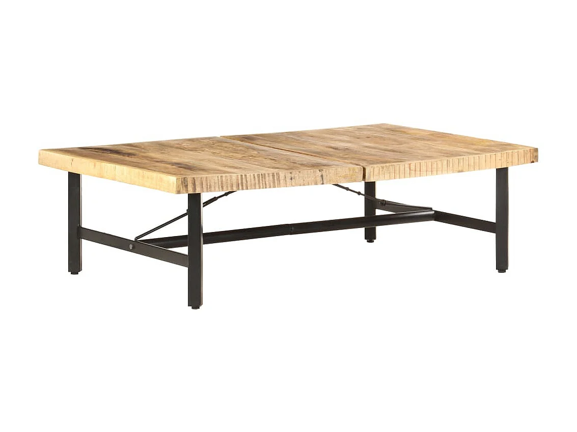 Table basse 142x90x42 cm Bois de manguier massif