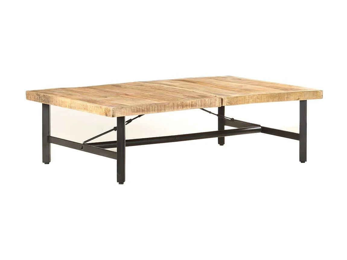 Table basse 142x90x42 cm Bois de manguier massif