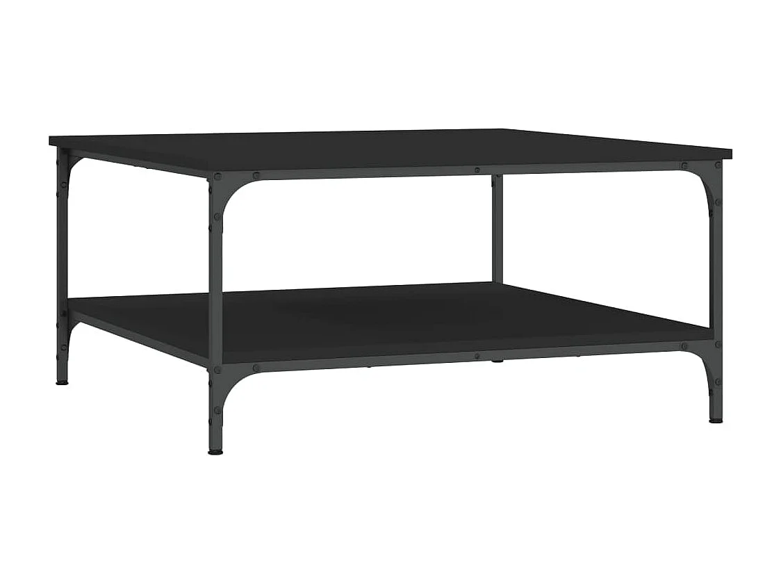 Gold Salontafel zwart 80x80x40 cm samengesteld hout