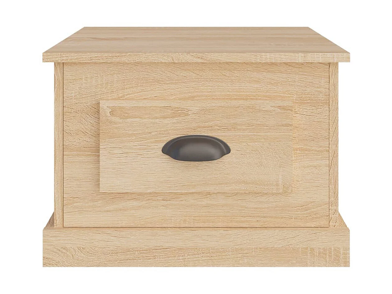 Tavolino Gold Rovere Sonoma 50x50x35 cm MDF