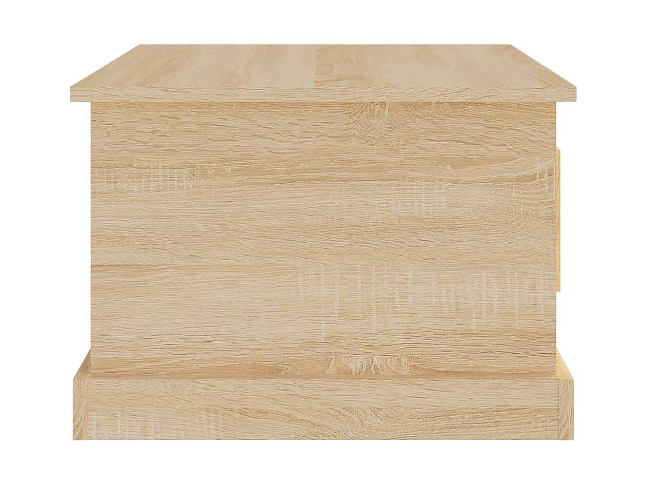 Tavolino Gold Rovere Sonoma 50x50x35 cm MDF