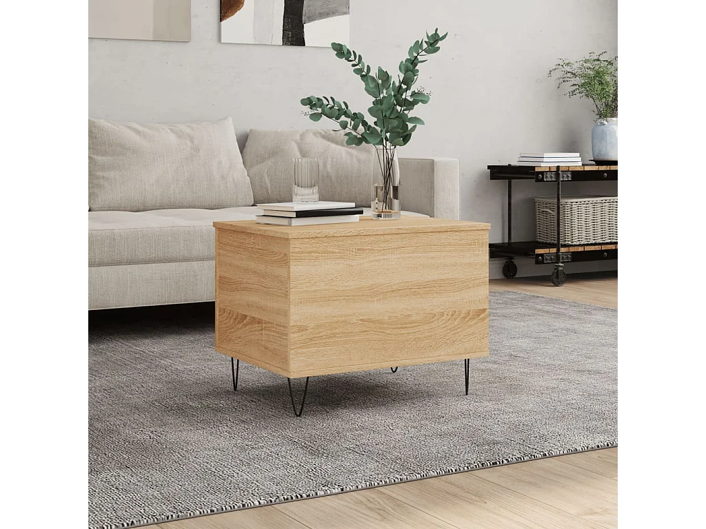 Tavolino Gold Rovere Sonoma 60x44,5x45 cm MDF