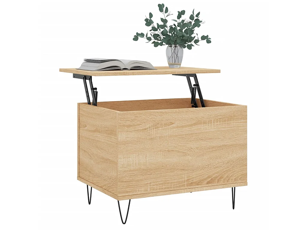 Tavolino Gold Rovere Sonoma 60x44,5x45 cm MDF