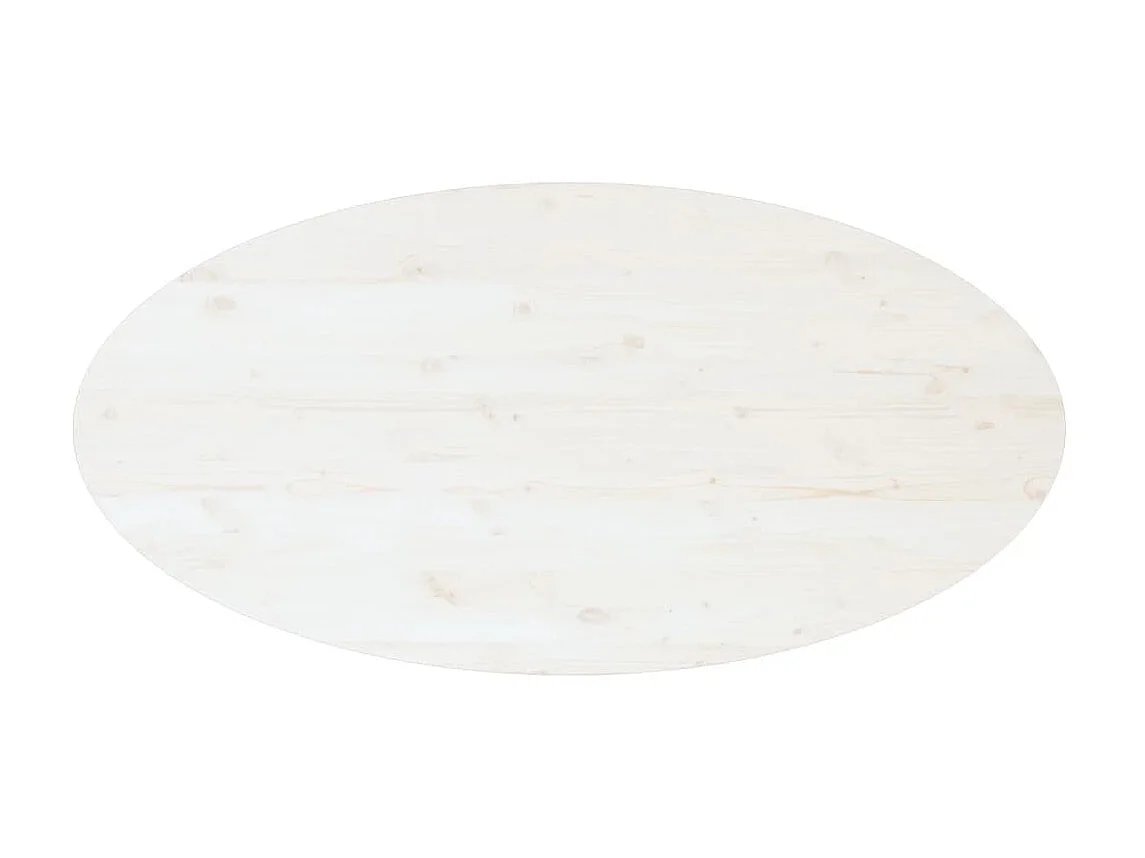 Gold Salontafel Wit 110x55x45 cm Massief grenenhout