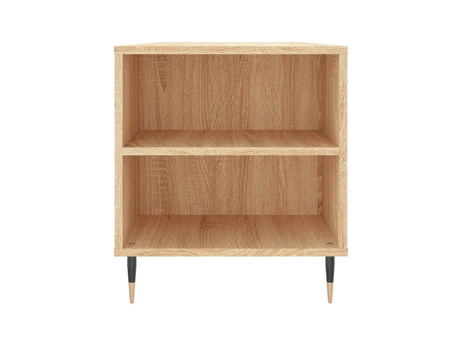 Table basse chêne sonoma 102x44,5x50 cm bois d'ingénierie