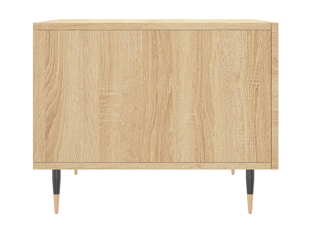 Table basse Chêne sonoma 50x50x40 cm Bois d'ingénierie