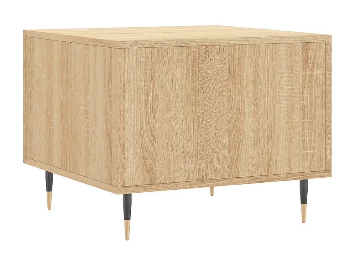 Table basse Chêne sonoma 50x50x40 cm Bois d'ingénierie
