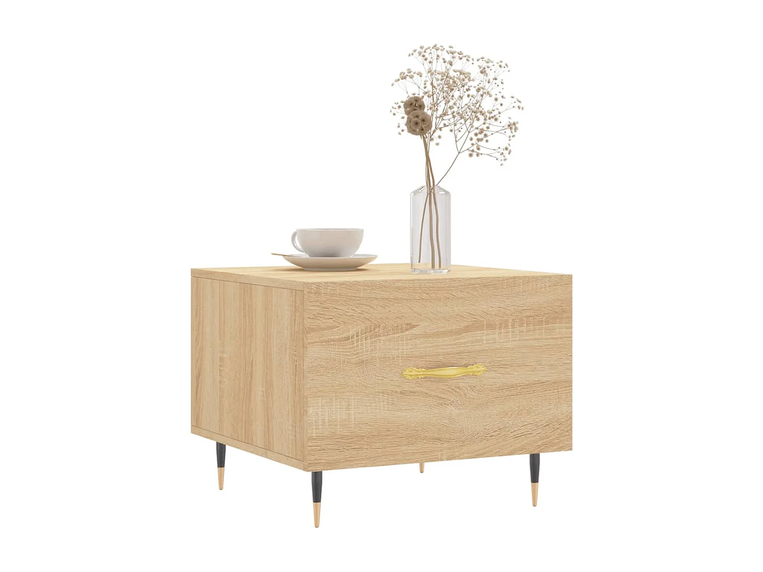 Table basse Chêne sonoma 50x50x40 cm Bois d'ingénierie