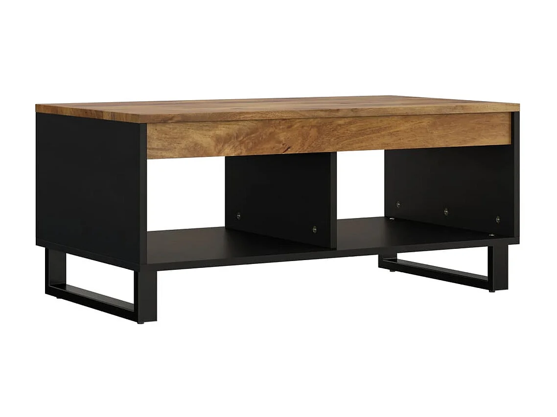 Table basse 90x50x40 cm bois de manguier massif