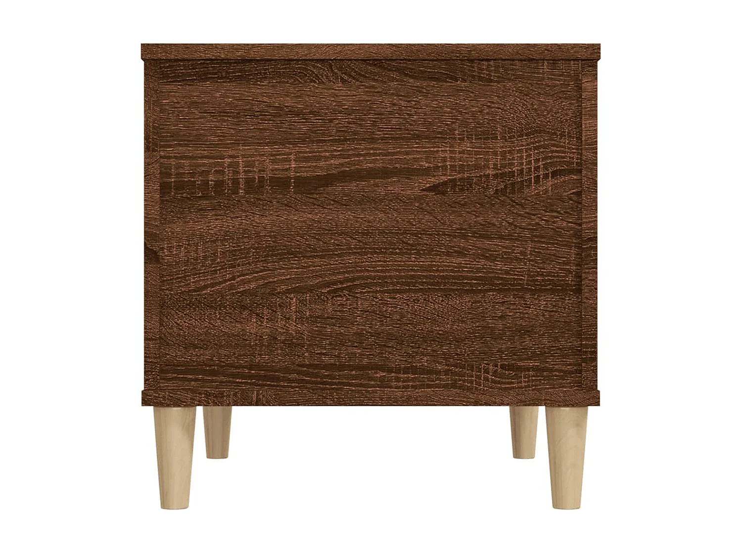 Mesa de centro Gold Roble marrón 60x44,5x45 cm Madera contrachapada