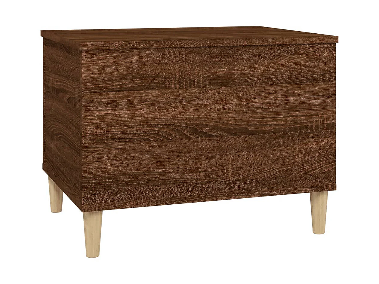 Table basse Chêne marron 60x44,5x45 cm Bois d'ingénierie
