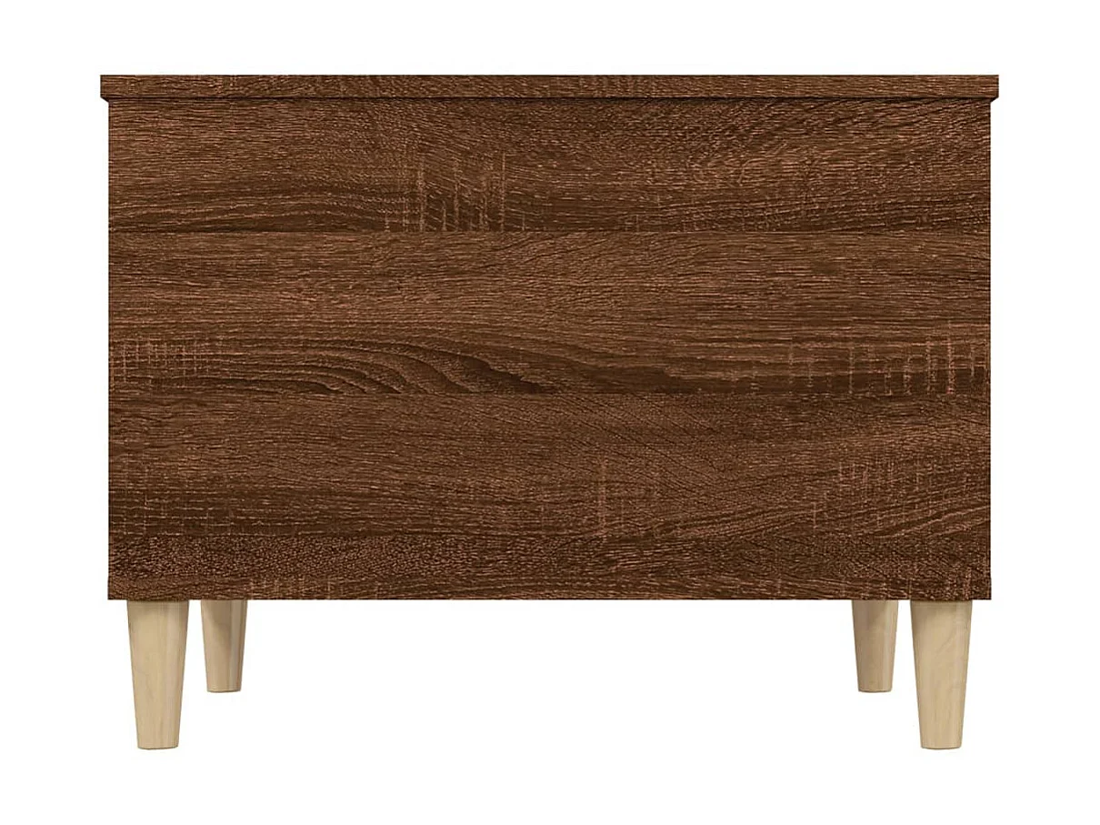 Table basse Chêne marron 60x44,5x45 cm Bois d'ingénierie