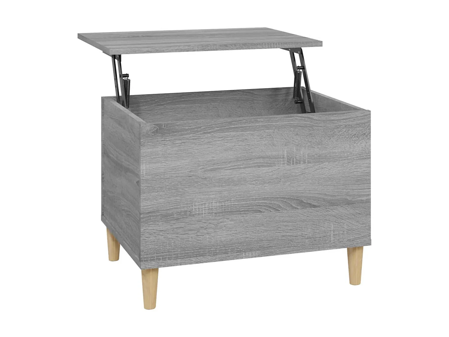 Mesa de centro Gold Sonoma gris 60x44,5x45 cm Madera contrachapada