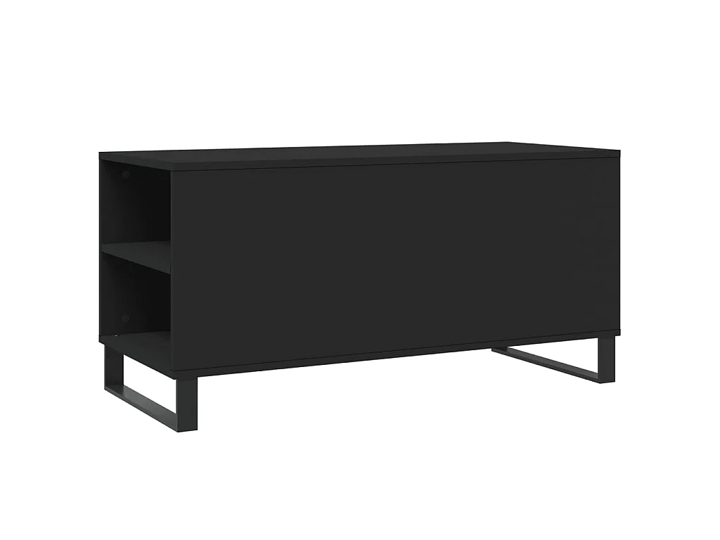 Gold Salontafel zwart 102x44,5x50 cm samengesteld hout