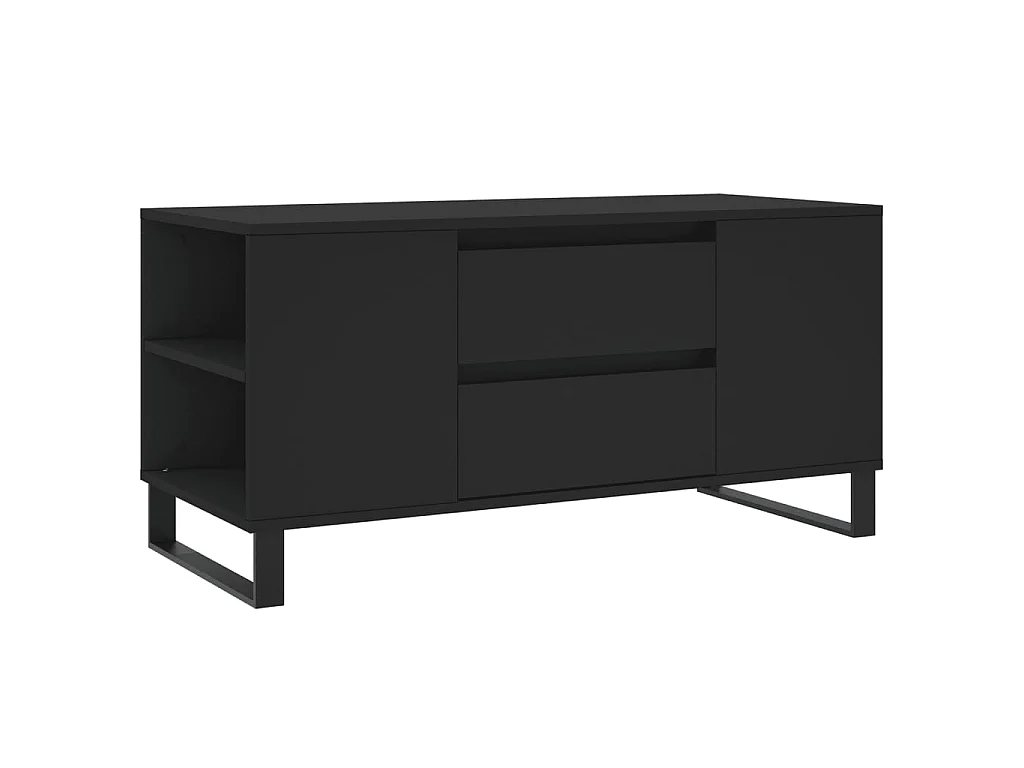 Gold Salontafel zwart 102x44,5x50 cm samengesteld hout