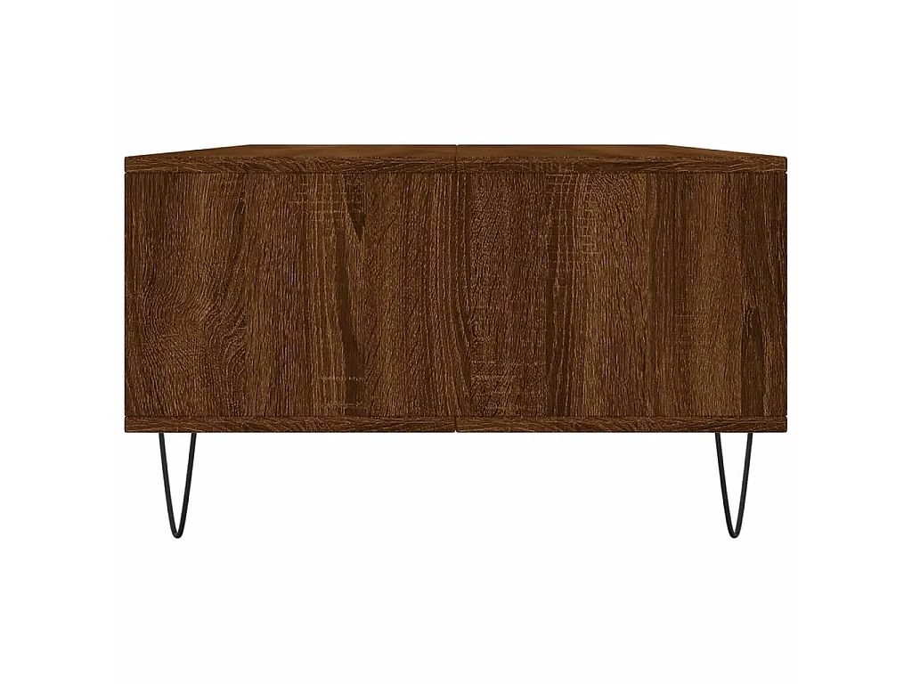 Tavolino in rovere Gold Brown 104x60x35 cm in multistrato