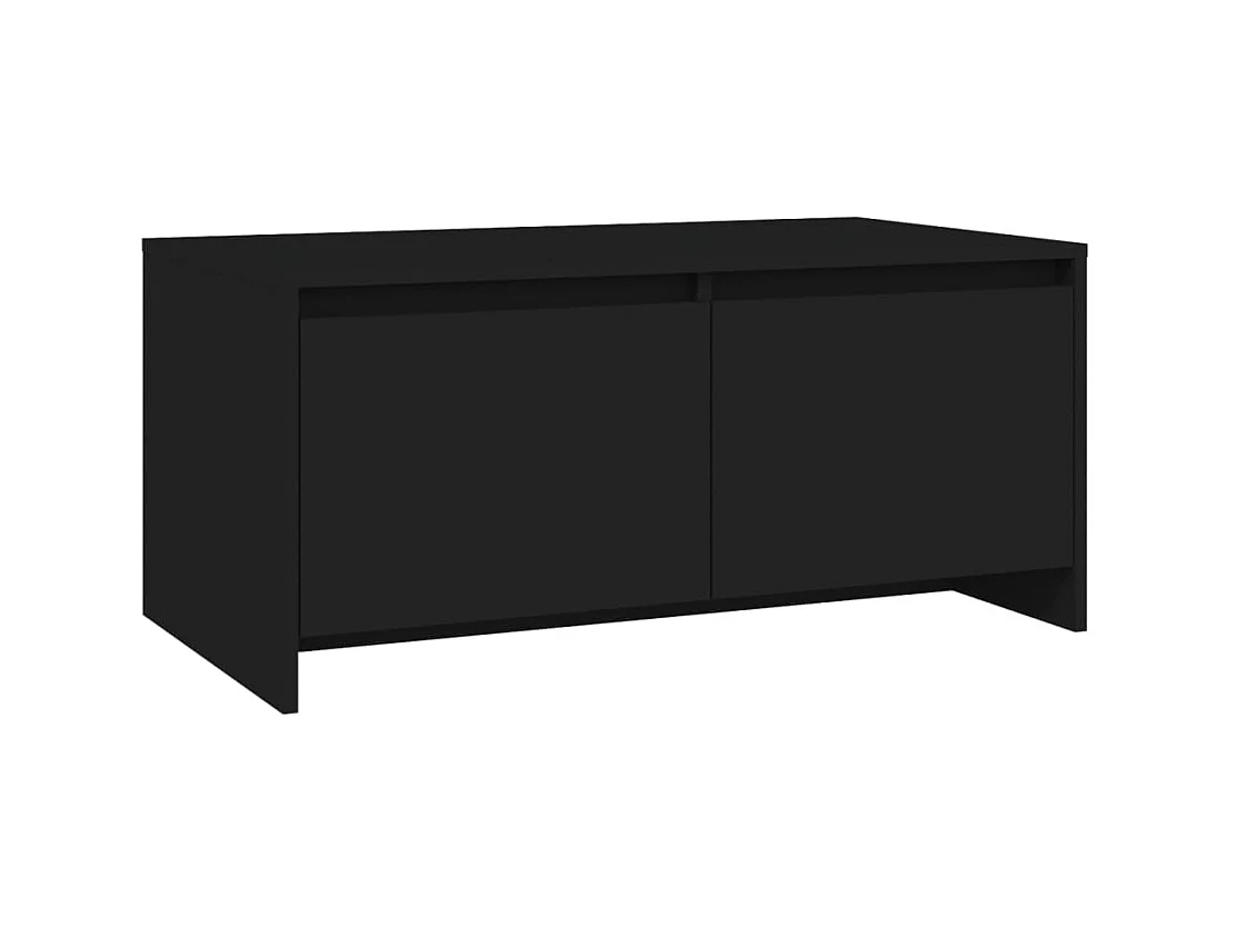 Gold Salontafel Zwart 90x50x41,5 cm Spaanplaat