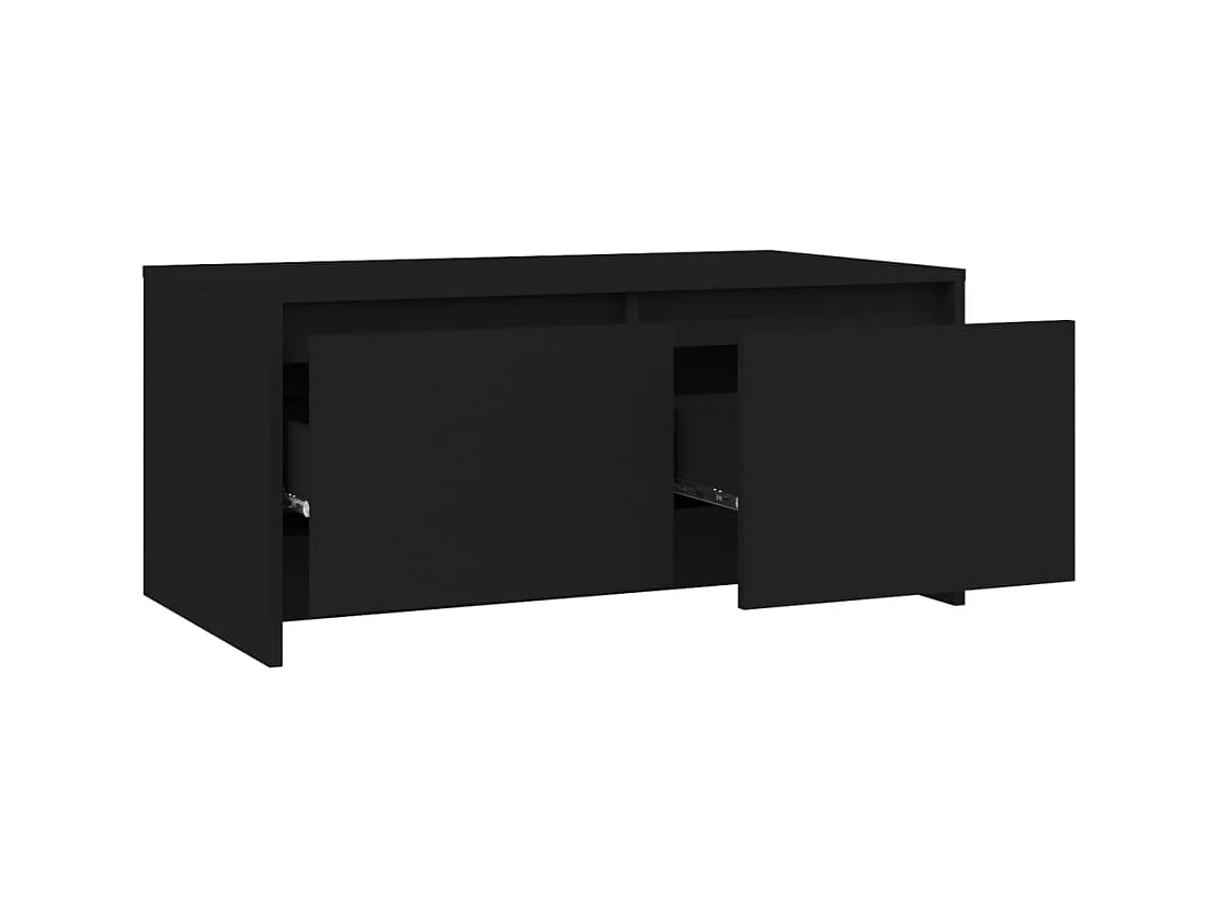 Gold Salontafel Zwart 90x50x41,5 cm Spaanplaat