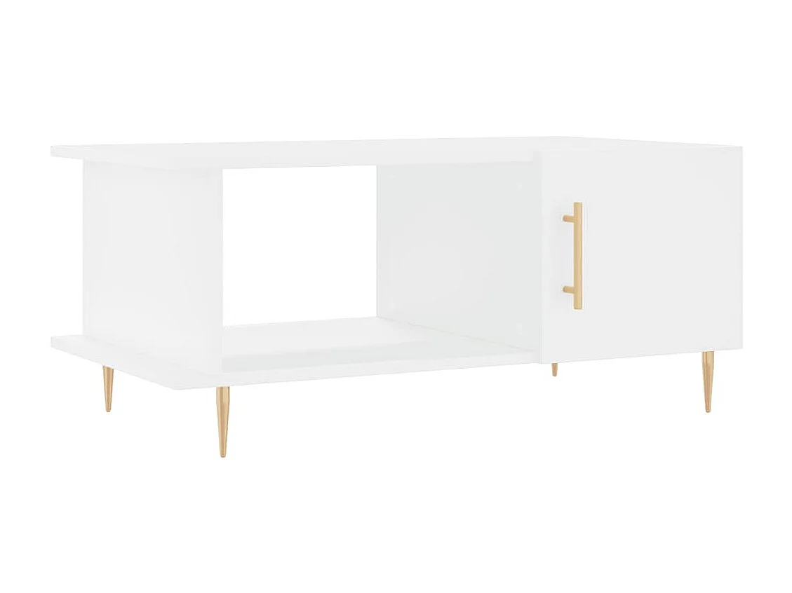 Gold Salontafel wit 90x50x40 cm samengesteld hout