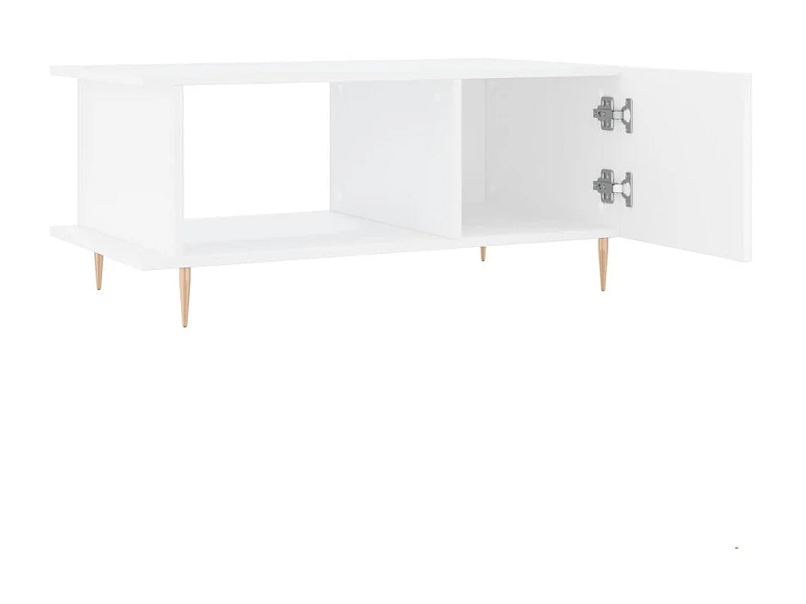 Gold Salontafel wit 90x50x40 cm samengesteld hout