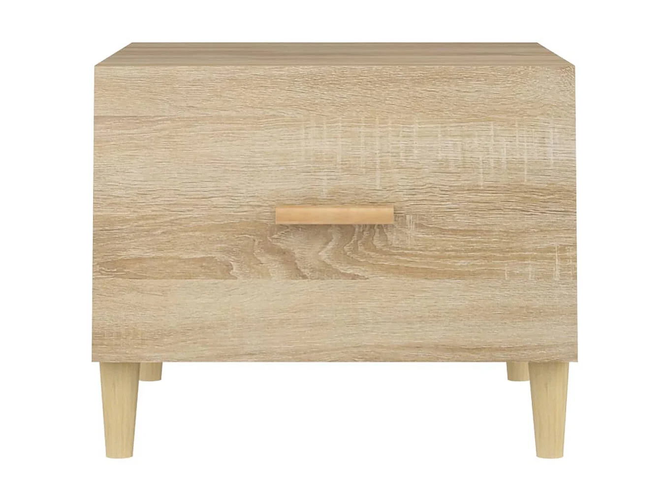 Mesas de centro doradas 2 piezas roble sonoma 50x50x40 cm madera contrachapada