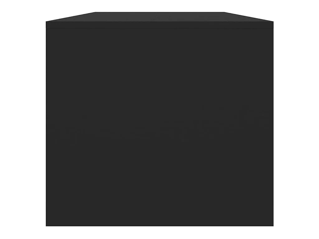 Gold Salontafel Zwart 102x50x45 cm Bewerkt hout