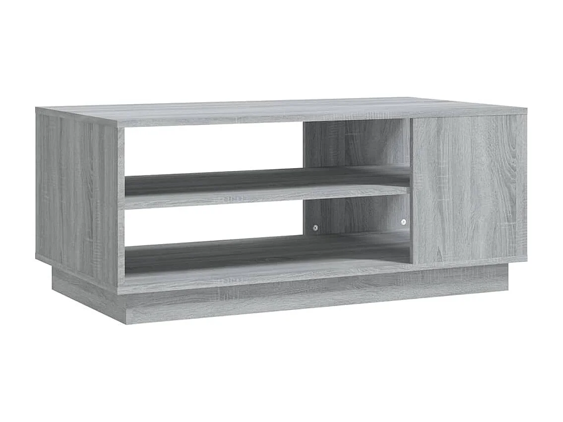 Table basse Sonoma gris 102x55x43 cm Aggloméré