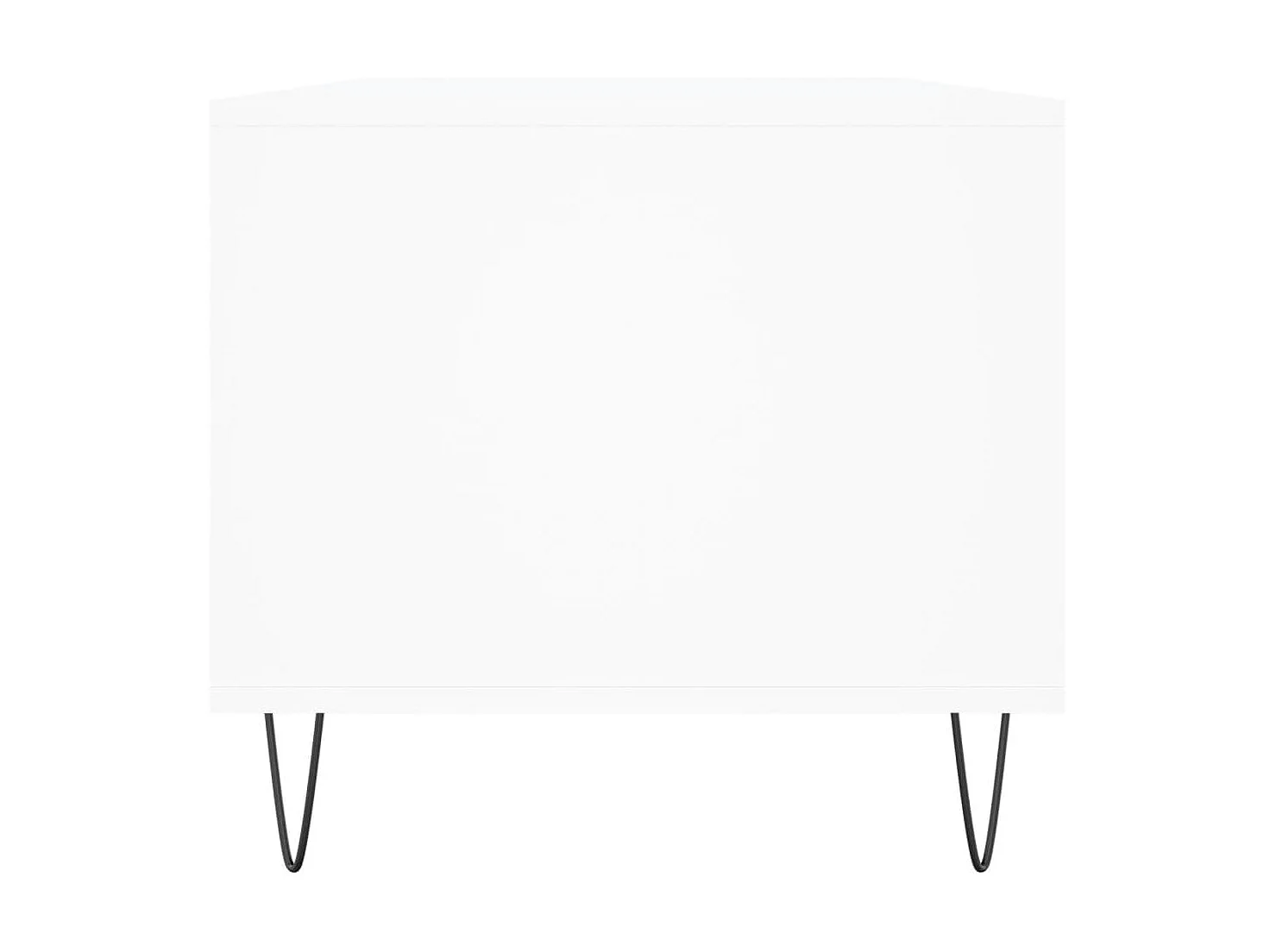 Mesa de centro dourada branca 90x49x45 cm Madeira trabalhada