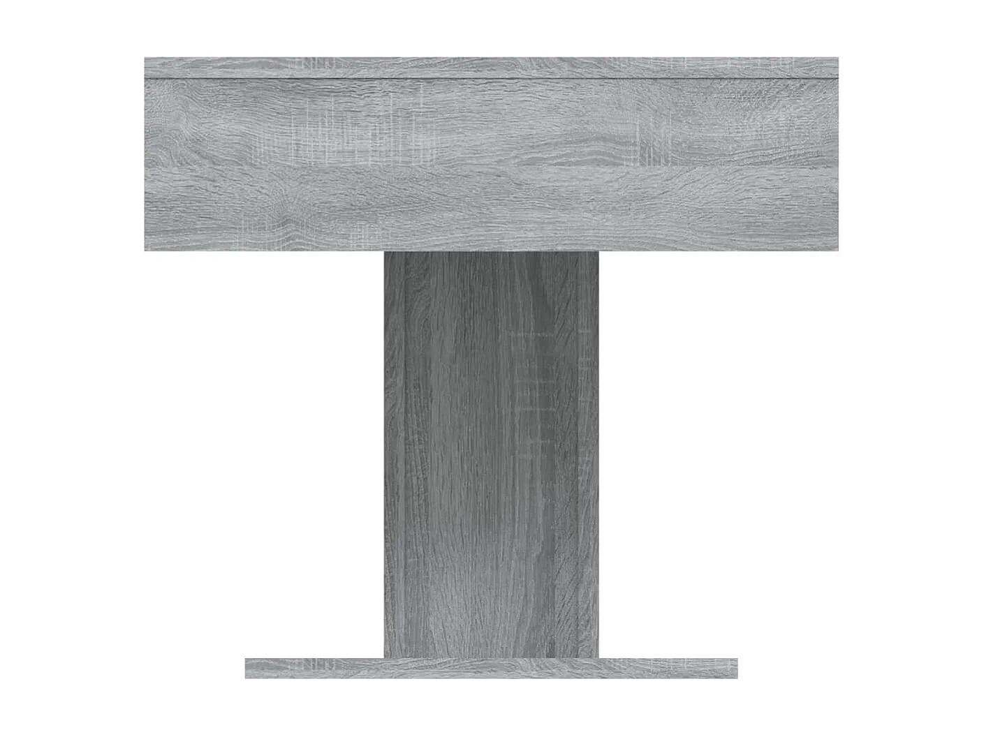 Mesa de centro cinza Gold Sonoma 96x50x45 cm Madeira trabalhada